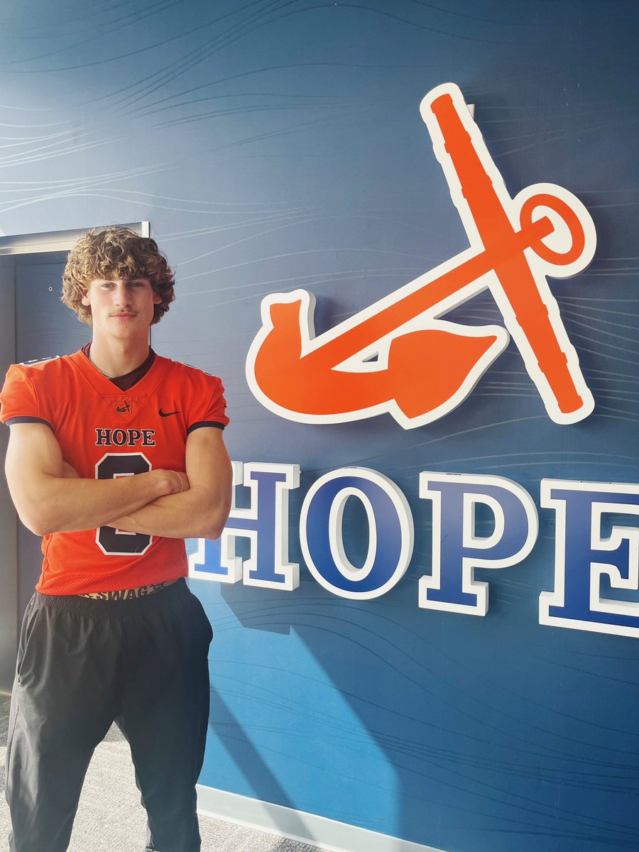 Thanks for a great visit today at spring practice <a href="/HopeCollegeFB/">Hope College Football</a> with <a href="/PStuursm/">Peter Stuursma</a> <a href="/Coach_HThompson/">Hunter Thompson</a> @grandvillefb alum <a href="/CoachHawken/">Andrew Hawken</a> <a href="/MIexposure/">Michigan Exposure</a> <a href="/QBHitList/">QBHitList.com</a> <a href="/stiegee/">eric stiegel</a>  <a href="/RecruitingNext/">Next Level Recruiting</a> <a href="/TheD_Zone/">The D Zone</a> <a href="/TrambleJoe/">Joe Tramble</a> #247recruiting