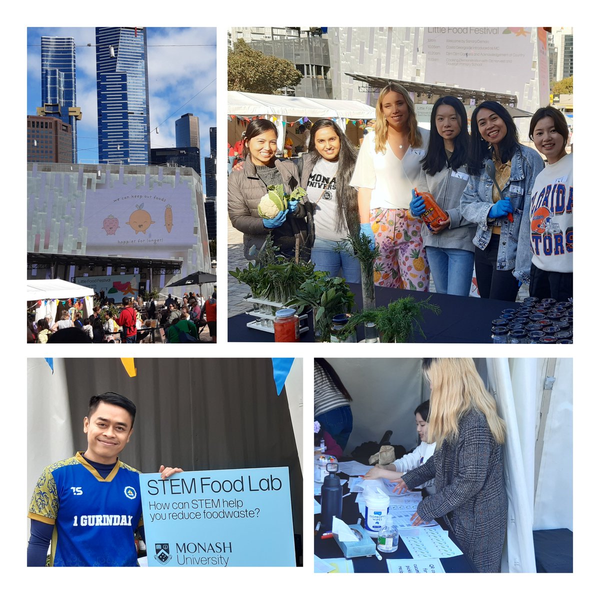 KarenMarangio's tweet image. Day 2 #LittleFoodFestival incl. kids discussing preservation techniques with @MonashEducation #PSTs #HDRs #Alumni &amp;amp; 400+ jars pickled! 
It takes a community to run such a great festival. Thanks @cornerstoreCSN @dilliciousau @SandroDemaio @TheCommGrocer +++
@rosiewelch @deanaleahy