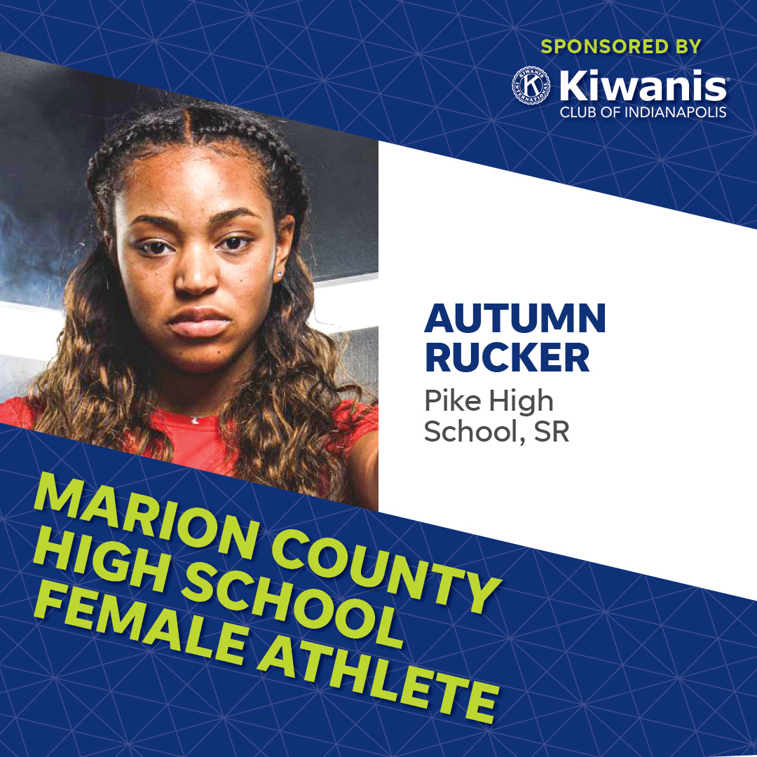 Pike's Autumn Rucker was named the Marion County High School Female Athlete Presented by Kiwanis Club of Indiana Award winner at the Indiana High School Sports Awards show Wednesday. tinyurl.com/2bzj3ewb <a href="/AutumnRucker_23/">Autumn Rucker</a> <a href="/PikeHighSchool/">Pike High School</a> <a href="/kiwani/">kiwani</a> <a href="/IndyKiwanis/">Indy Kiwanis</a>