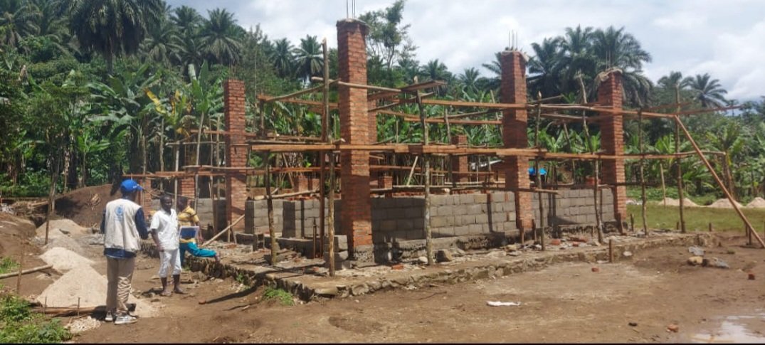 bachokesp's tweet photo. Here we are with the progress, 3 months after the lunch by @WFPDRC @WFP of community #infrastructures #construction works, built under #Resilience pillar...!
#BuildingForSustainableFuture
#WFPEngineering https://t.co/V40NMbUSIL