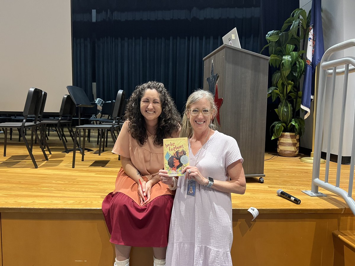 Engaging with authors!! PD at its best!