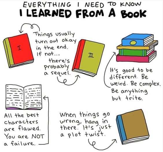 BookstrOfficial's tweet photo. Books will always be my safe space 💛 

[Credit: https://t.co/qLeUAiKaHk, Pinterest] https://t.co/u6vJVPmMSW