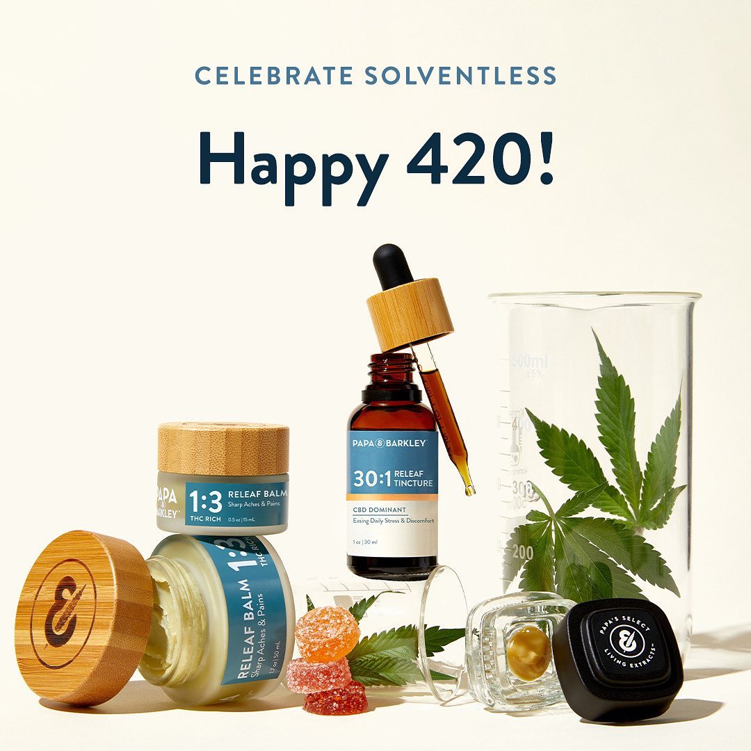 Happy 420! Today, let's celebrate with the cleanest and greenest products, because your body and the planet both deserve the best. 🌎🌿 #CleanIsGreen #Happy420