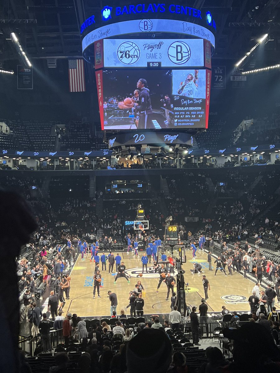 HoopHead81's tweet photo. #TheBrooklynWay is to play hard no matter the odds. Bring it. Us in the #BKBlock have your back. https://t.co/GfbcJYyMpn