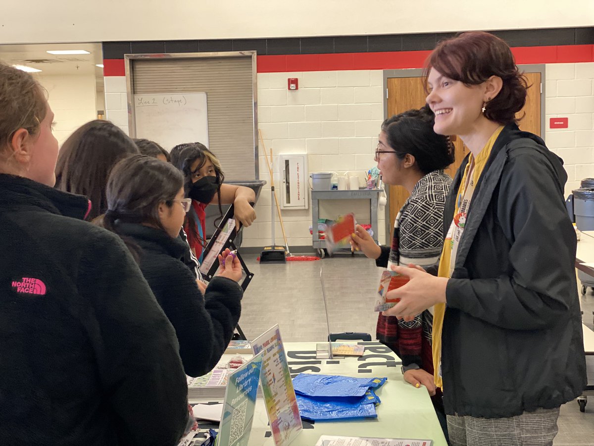 YWLAArnoldGirls's tweet photo. A big shout out to the Grand Prairie Public Library for visiting #YLWA today to tell our students about their free, amazing summer activities and reading programs! We appreciate you! #ywlaliteracy #gpisd #ywpn @grandprairieisd @ywprep @GPTXlibrary https://t.co/vZ9rbPLDzB