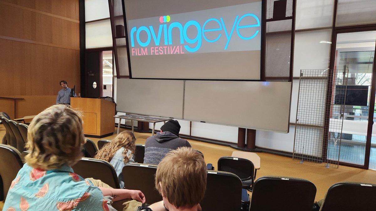 RWUFilm's tweet photo. 3  2  1... Screen!!
we're LIVE  @RIFilmFest @myrwu #RWURovingEye
Check out the line-up https://t.co/ULYku5oarM https://t.co/sXxHh85mpk