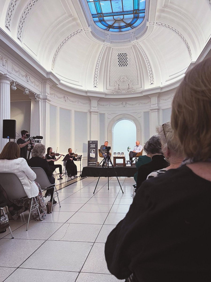 @DublinCityofLit 
@TheHughLane 
Attended a wonderful event hosted by Dublin City Council @1dublin1book 
.
.
 #ThecoronersDaughter A captivating murder mystery set in 18th century Dublin.