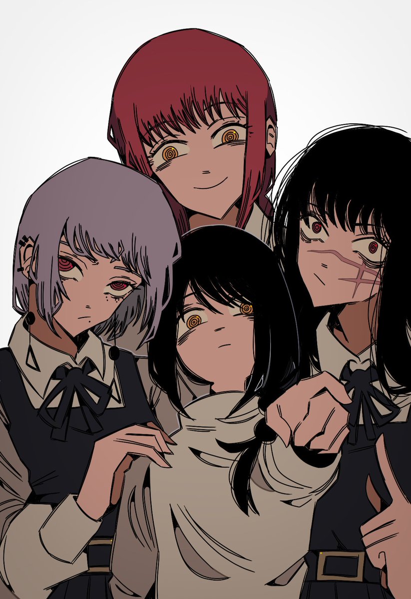 circle eye family👩‍👩‍👧‍👧👁️  #chainsawman
