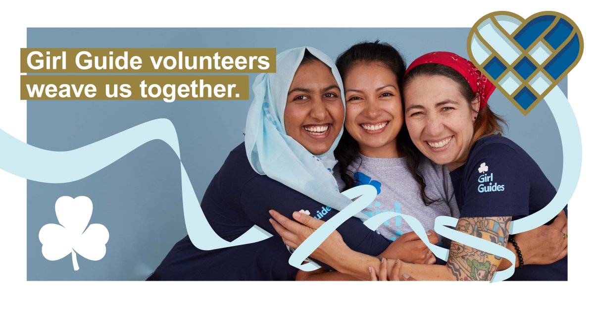 girlguidesofcan's tweet photo. Girl Guide volunteers weave us together! 💙🧵

They volunteer their time, talent and energy all in the name of girl empowerment! We could not do what we do without the power of volunteers. 

💌 Download and colour in a card to show your appreciation: https://t.co/jsHICqoLc6 https://t.co/y0WCmxoi08
