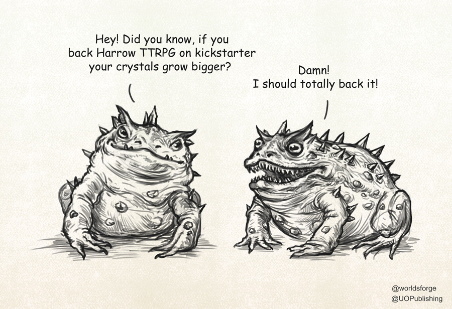 Check this out: kickstarter.com/projects/under… 
A new tabletop setting for #CypherSystem by <a href="/UOPublishing/">Underground Oracle Publishing</a>
#ttrpg  #Harrow