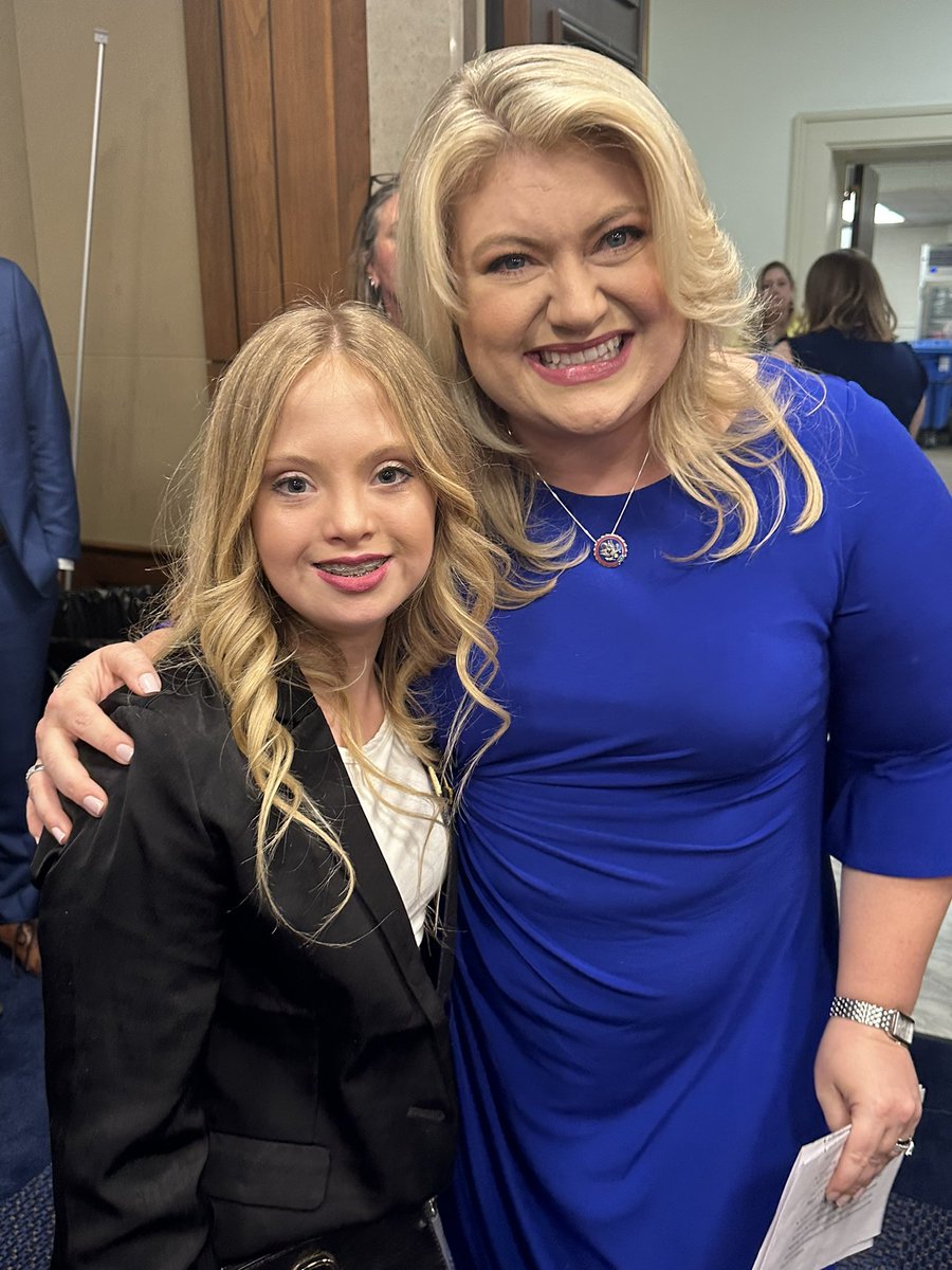 KaylasCourt's tweet image. Thank you @Kat_Cammack for supporting me and my future! I loved meeting you in DC! #advocacy #Disability #DownSyndrome #ndss