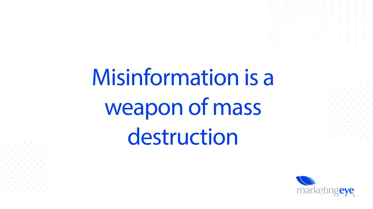 marketingeyeaus's tweet image. Say goodbye to fake news and hello to trustworthy content! The #marketingindustry is stepping up to combat #misinformation by creating #contentauthenticity teams.