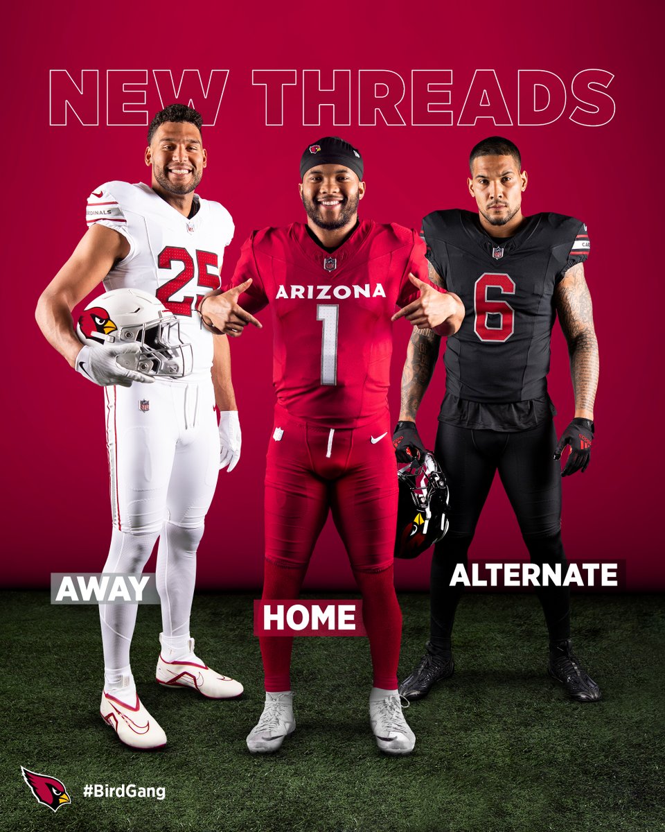 Arizona Cardinals unveil new uniforms for the 2023 season