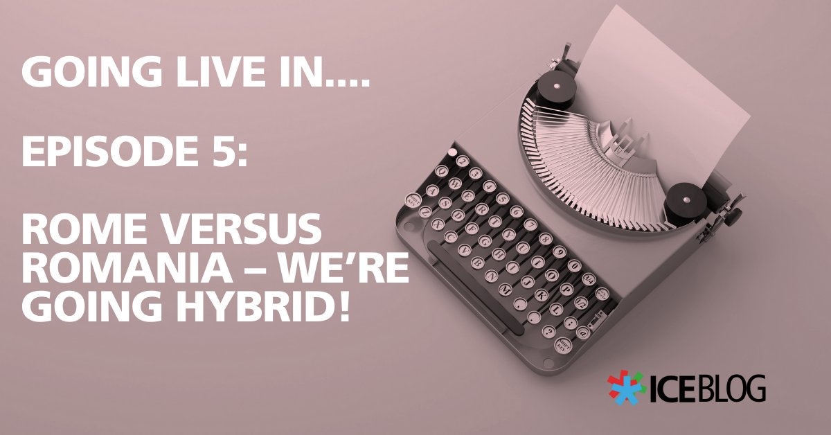 Episode 5: Rome versus Romania – we’re going hybrid! iceblog.ice-hub.biz/blog/goinglive5 #eventprofs #swiftlydoesit