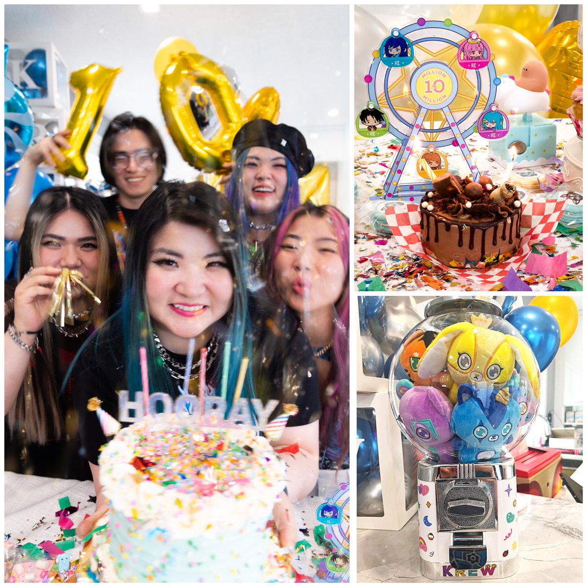 WE HIT 10,000,000 MILLION SUBSCRIBERS! 💙🖤✨

No words can explain this memorable moment we achieved together! Experiencing 10 mil live was so cool.
You guys mean the world to us, thank you for all the love and support. 

LOVE U KF
-KREW