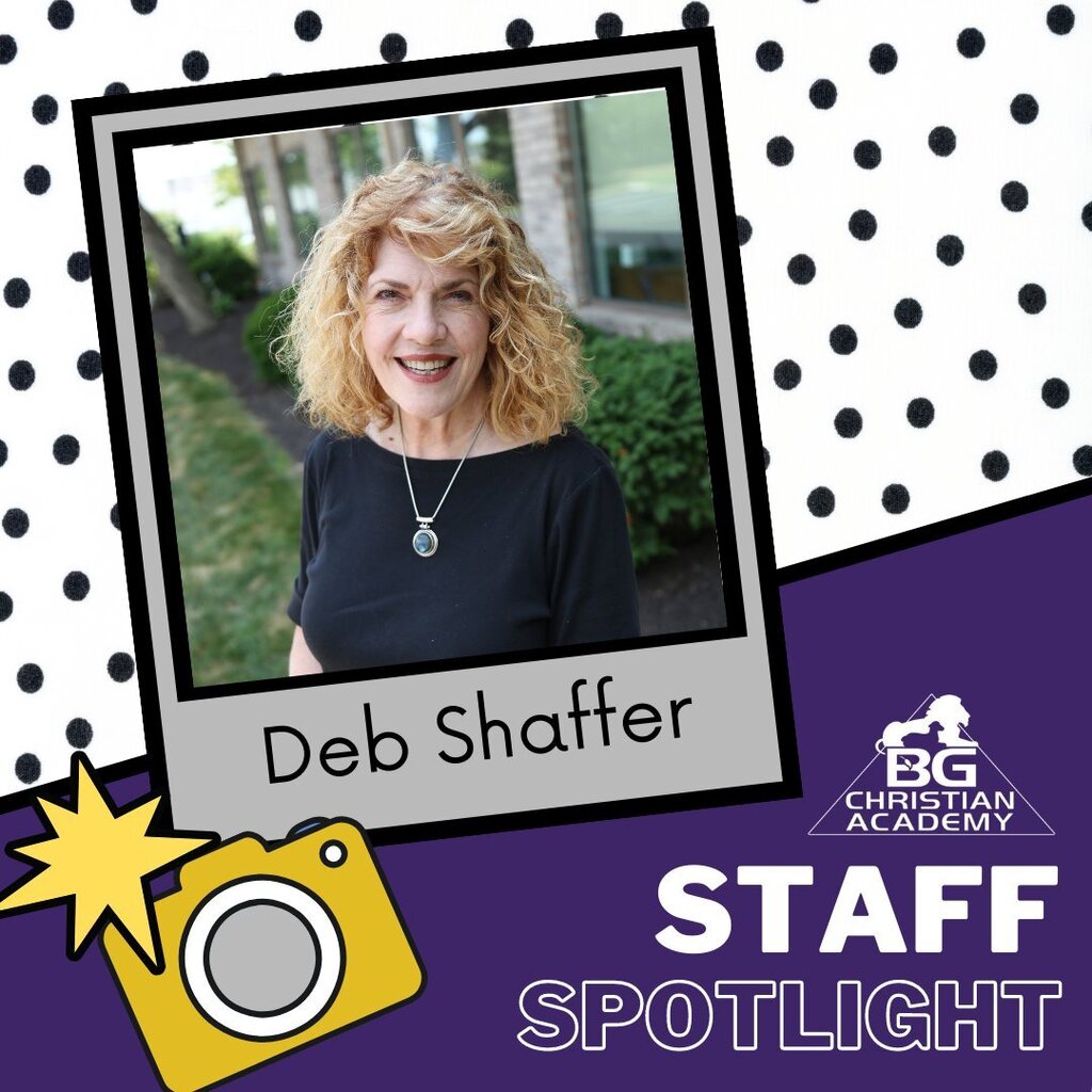 BGChristian's tweet photo. Staff Spotlight: Mrs. Shaffer!

First time teacher but long time friend of BG Christian, Deb Shaffer, joined our team this school year to teach our Theatre class. When we asked Mrs. Shaffer why she decided to come work at the Academy she told us “I am ve… https://t.co/L2Mzp1316O https://t.co/UCeL0YQcAr