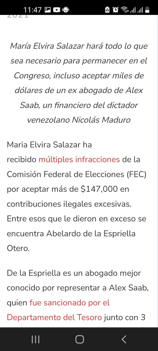 JulianProgre's tweet photo. ¿Ustedes saben  por qué la cubana extrema derecha María Elvira Salazar, ex periodista y hoy congresista del partido repúblicano ataca tanto al gobierno de Gustavo Petro ?

Pues bien les voy a contar resulta que la señora recibió patrocinio nada más y nada menos que de el abogado lagarto visitador de paraíso Fiscales Abelardo de las priella y varias ratas del uribismo cuando estaba en campaña por la florida y fue sanciónada por violar los topes en campañas por la comisión federal de  elecciones...

Además de eso fue la amantes de un narcotraficante político muy poderoso en el Perú en la era fugimori..

@MaElviraSalazar