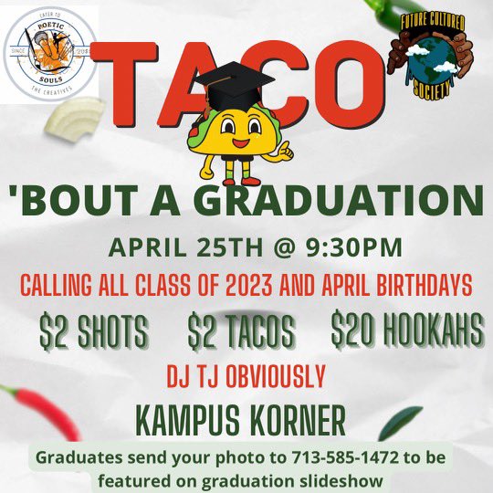 yxngd04's tweet image. “ITS NEVER A RIGHT TIME TO SAY GOODBYE “  OUR FINAL COLLEGE NIGHT THIS SEMESTER ITS ON THE FLOOR CALLING ALL APRIL BABIES ♈️🤭 … LETS SEND OFF OUR GRADUATES WITH A GOOD TIME AND WISH THEM LUCK ON THEIR NEXT JOURNEY ‼️🎓
