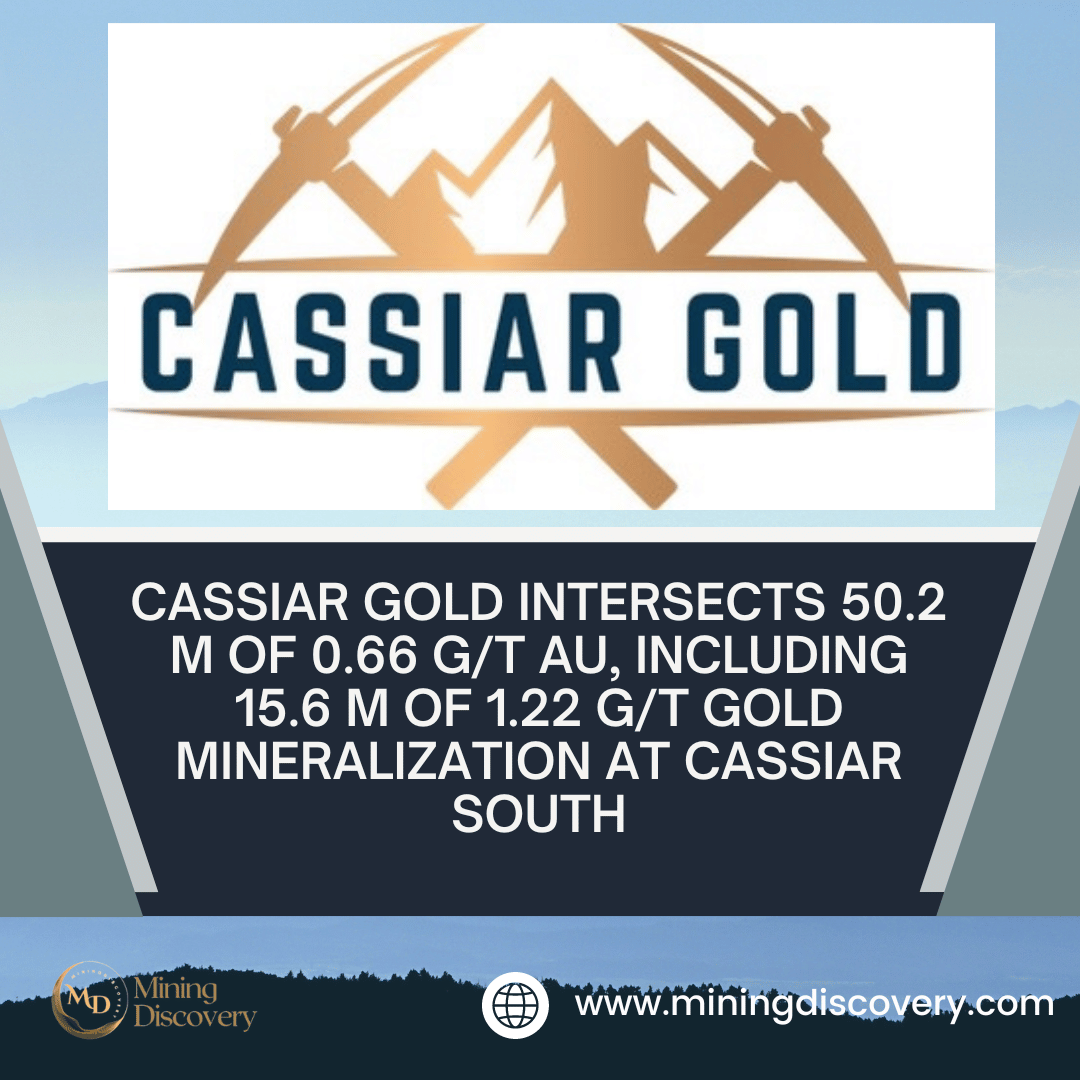 MiningDiscovery's tweet photo. CASSIAR GOLD INTERSECTS 50.2 M OF 0.66 G/T AU, INCLUDING 15.6 M OF 1.22 G/T GOLD MINERALIZATION AT CASSIAR SOUTH https://t.co/t5zzHv0Fc7
#goldmining #gold #mining #goldrush #goldmine #goldpr... https://t.co/y17j68v4pm