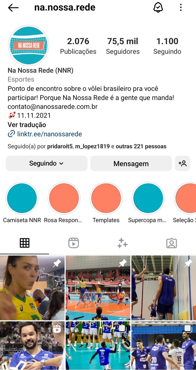 Larissasfr2's tweet photo. Divulgando o melhor perfil de volei @NaNossaRede 😍😍❤️ https://t.co/D5lOmnYDPQ