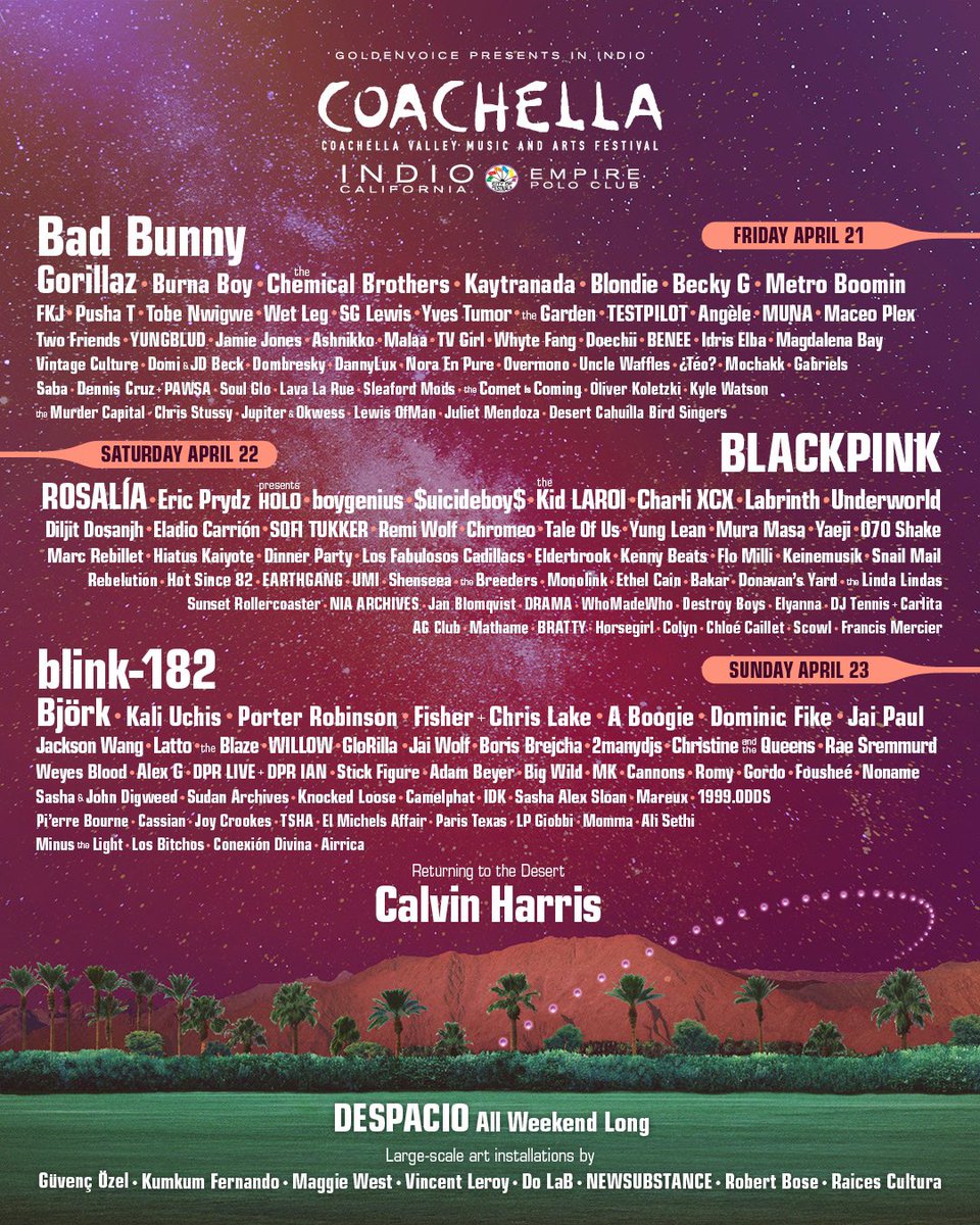 See you Sunday <a href="/coachella/">Coachella</a> 
🎈🎈🎈🎈🎈🎈🎈🎈🎈🎈