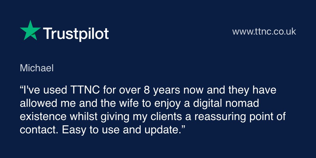 ttnc's tweet photo. Happy Friday, everyone! We're always grateful for the reviews we receive on @Trustpilot. Thanks to Michael for this 5🌟 review. 

It's great to hear TTNC is working for you.

You can answer calls anywhere with our virtual numbers. You don't have to be stuck in an office. https://t.co/Bd2ghL1uBz