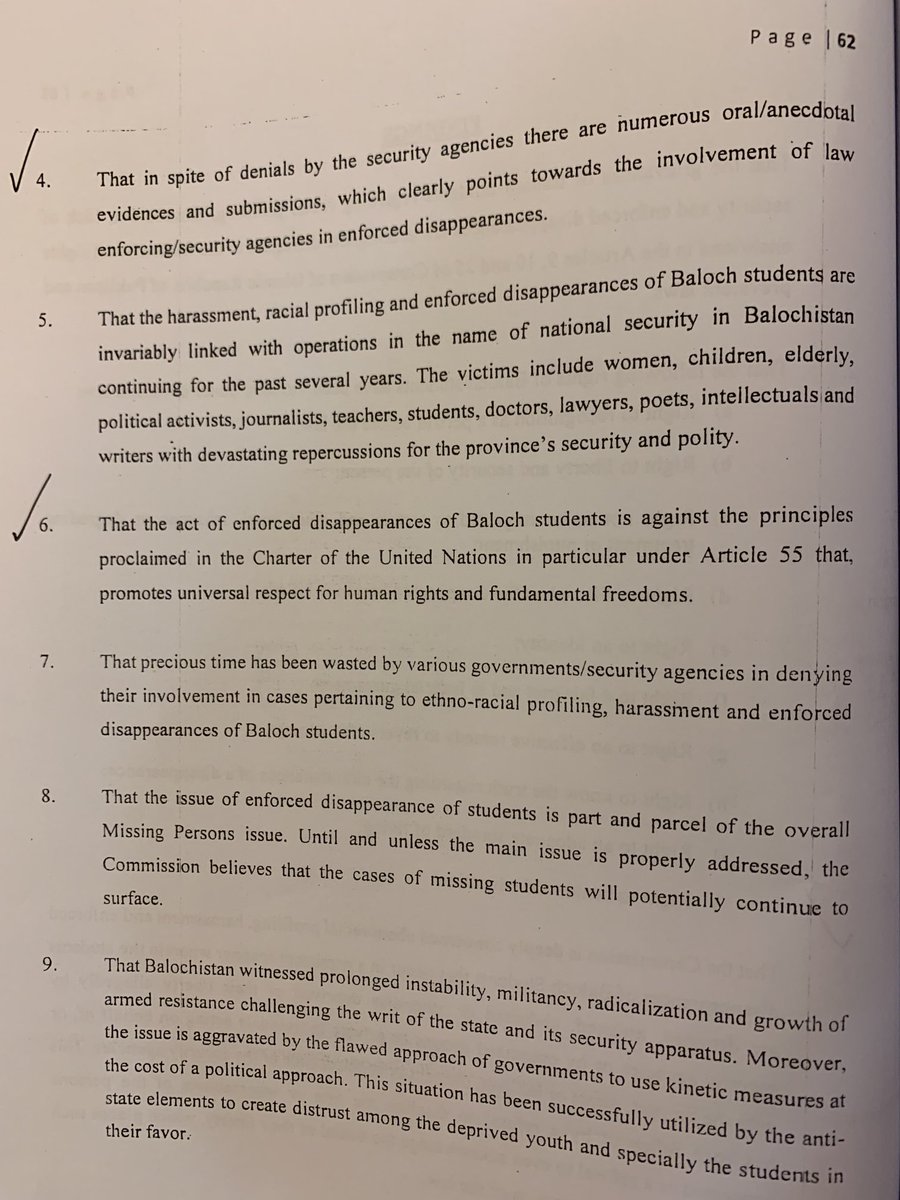HamidMirPAK's tweet image. REPORT OF THE COMMISSION ON ENFORCED DISAPPEARANCES OF BALOCH STUDENTS prepared jointly by Govt and opposition MPs is an eye opener for all those who deny the involvement of security agencies in the illegal abduction of Pakistani citizens. 
#EndEnforcedDisappearnces #HumanRights