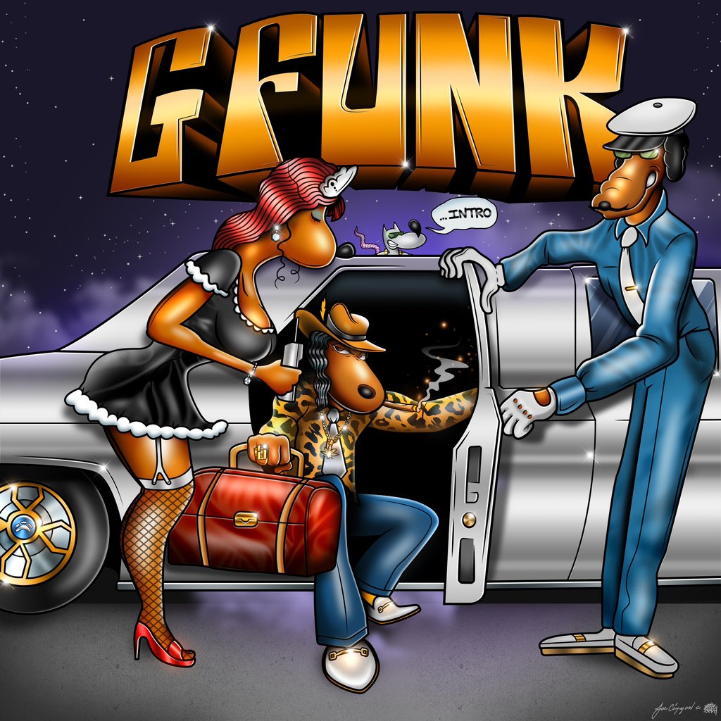 Joe Cool and I created an album cover illustration for every song on the 30th Anniversary of <a href="/SnoopDogg/">Snoop Dogg</a> #Doggystyle - a project we had worked on for several years, unearthing old drawings and re-creating the classics. Cool to be a small part of that legacy. 🙏💥