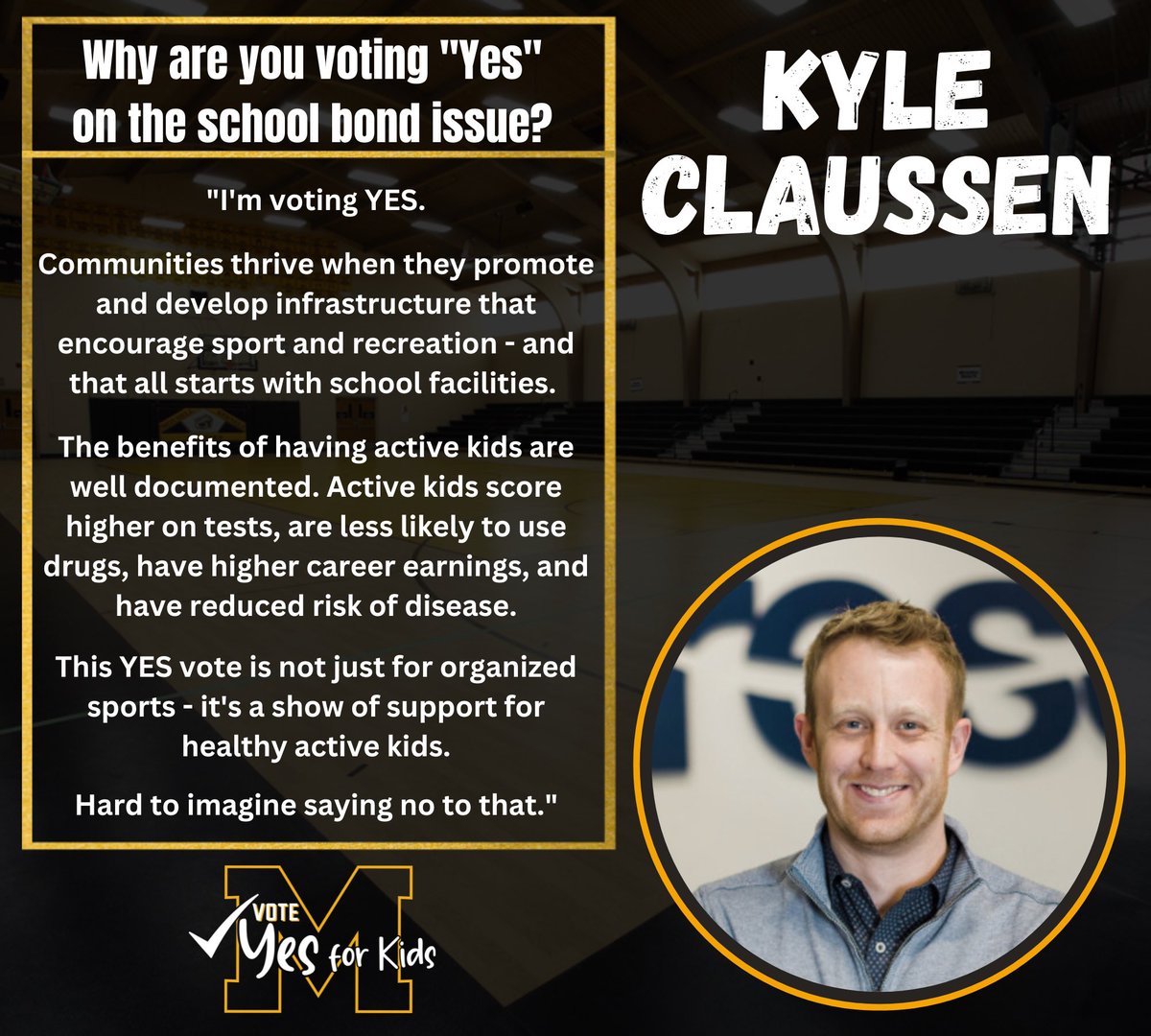 It is indeed “hard to imagine saying no to that”!!

Great words <a href="/KyleClaussen1/">Kyle Claussen</a>, thank you for investing in Mitchell and voting YES!