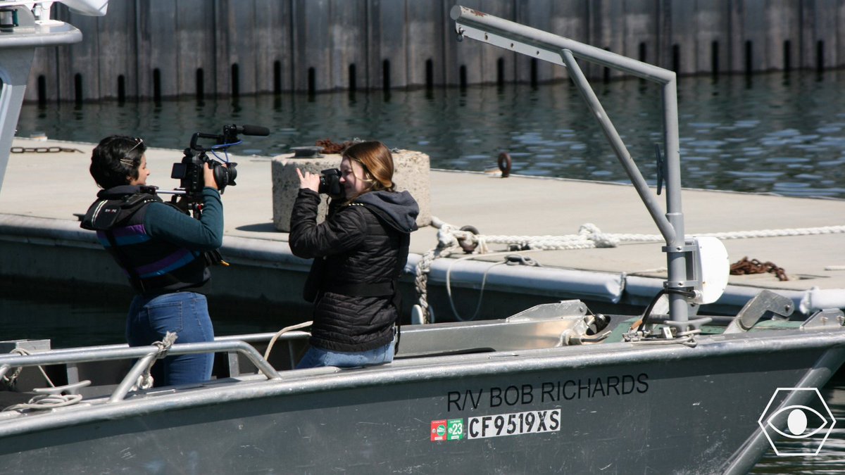 HitchScienceUNR's tweet photo. Sharing some behind-the-scenes highlights of our adventure last Friday on #LakeTahoe. With cameras, tripods, drones, and lenses, our team from @RSJNevada got to capture different angles of the lake for an #ArcGIS StoryMap on water clarity. 
We can’t get over it! https://t.co/7kaARRTZYP