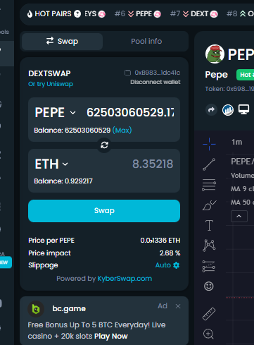 0xHeadQuarters's tweet photo. Our community is on top of the cycles of the market!🔝

Taking advantage of these hot meme coins that are trending we see them early and initiate our plan of attack 👊👊

Securing our positions and exiting in some coins:
- #PEPE
- #WOJACK
- #AIDOGE
- #COPE

We know the game. https://t.co/wx8mep5ICx