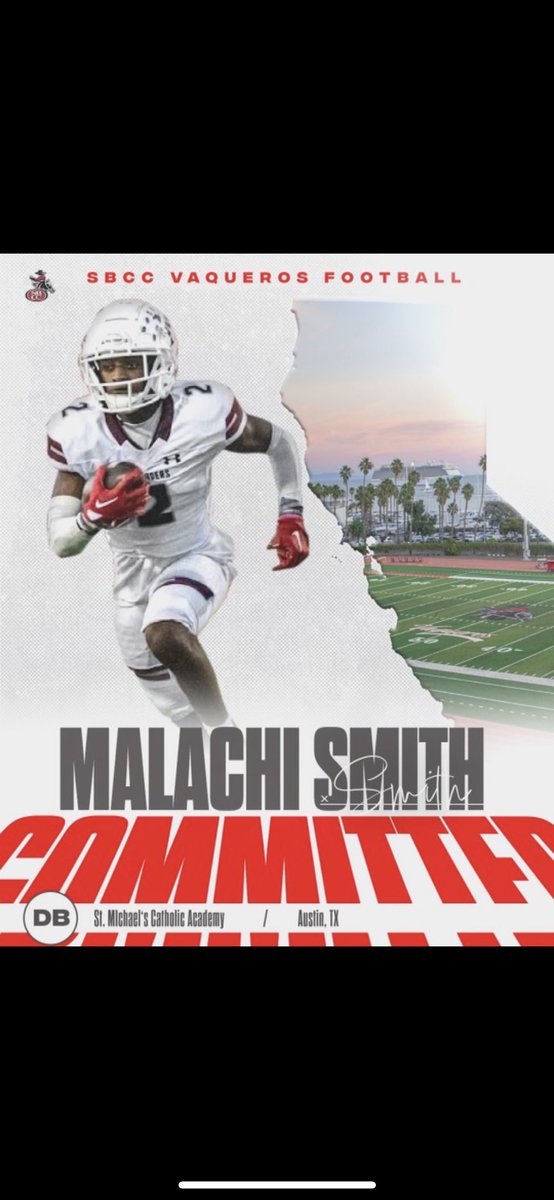 Thank @Coach_RobAdan  and the SBCC staff for having me. I am excited to come in and become the player/man that i aspire to be. I will also thank God and my family for taking a chance on me. #GOVAQS #JUCOPRODUCT