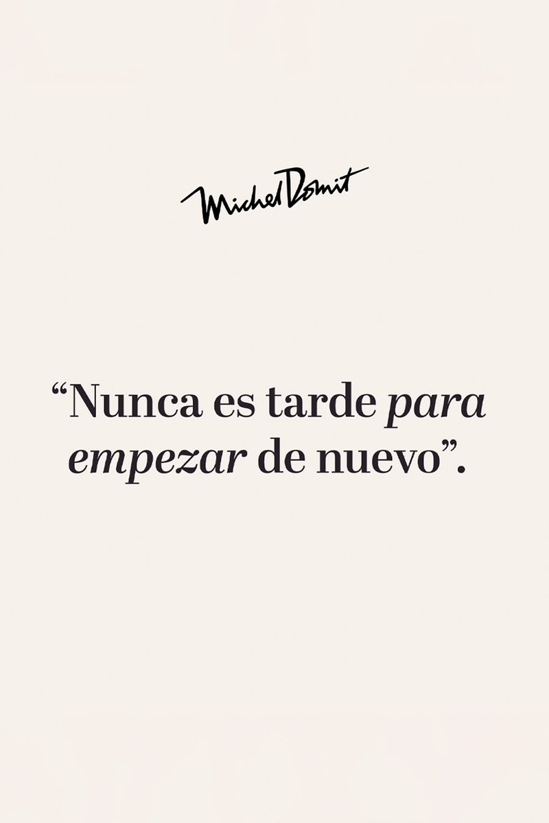"El fracaso es una gran oportunidad para comenzar de nuevo y con mucha más inteligencia" 🙌

#Elpoderdelaspalabras #MichelDomit