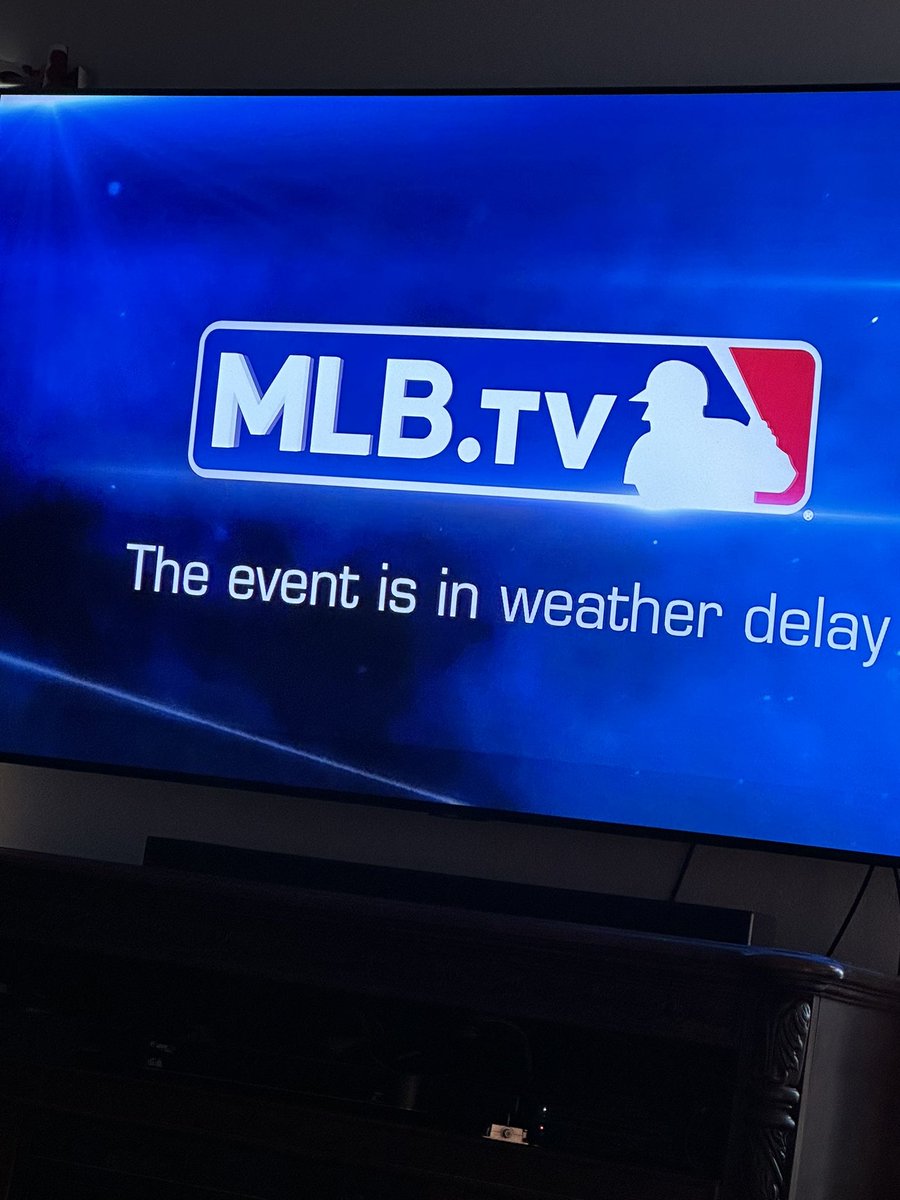 napdogg_12's tweet photo. SO WE CAN GET THE PRE AND POST GAME(which I am thankful for), BUT NOT WEATHER DELAY COVERAGE! @MLB @MLBTV @MLBFanSupport. It’s bad enough you keep raising the prices yearly. #MLB #FixYourPlatform https://t.co/RdvqzluzpW