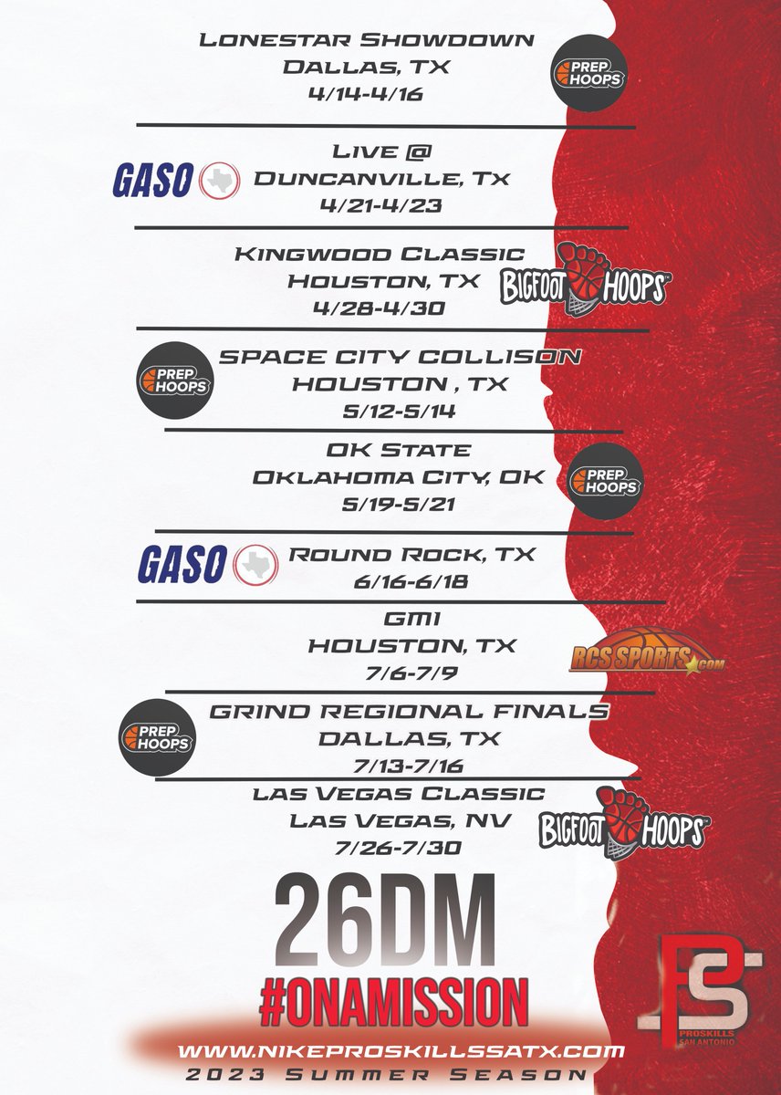SA Future East (@safutureeast) on Twitter photo Our 26DM team is hitting the road this summer!! These boys are fun to watch!! <a href="/PrepHoops/">Prep Hoops 🏀</a> <a href="/TexasHoopsGASO/">TexasHoops/GASO 🔗</a> <a href="/BigfootHoops/">Bigfoot Hoops</a> <a href="/RcsSports/">Jim Hicks</a> <a href="/DaveWMiller/">Coach Dave Miller</a> <a href="/CoachRizo/">Fernie Rizo</a> <a href="/ProSkillsEYBL/">ProSkills Basketball</a> Our 26DM team is hitting the road this summer!! These boys are fun to watch!! <a href="/PrepHoops/">Prep Hoops 🏀</a> <a href="/TexasHoopsGASO/">TexasHoops/GASO 🔗</a> <a href="/BigfootHoops/">Bigfoot Hoops</a> <a href="/RcsSports/">Jim Hicks</a> <a href="/DaveWMiller/">Coach Dave Miller</a> <a href="/CoachRizo/">Fernie Rizo</a> <a href="/ProSkillsEYBL/">ProSkills Basketball</a>