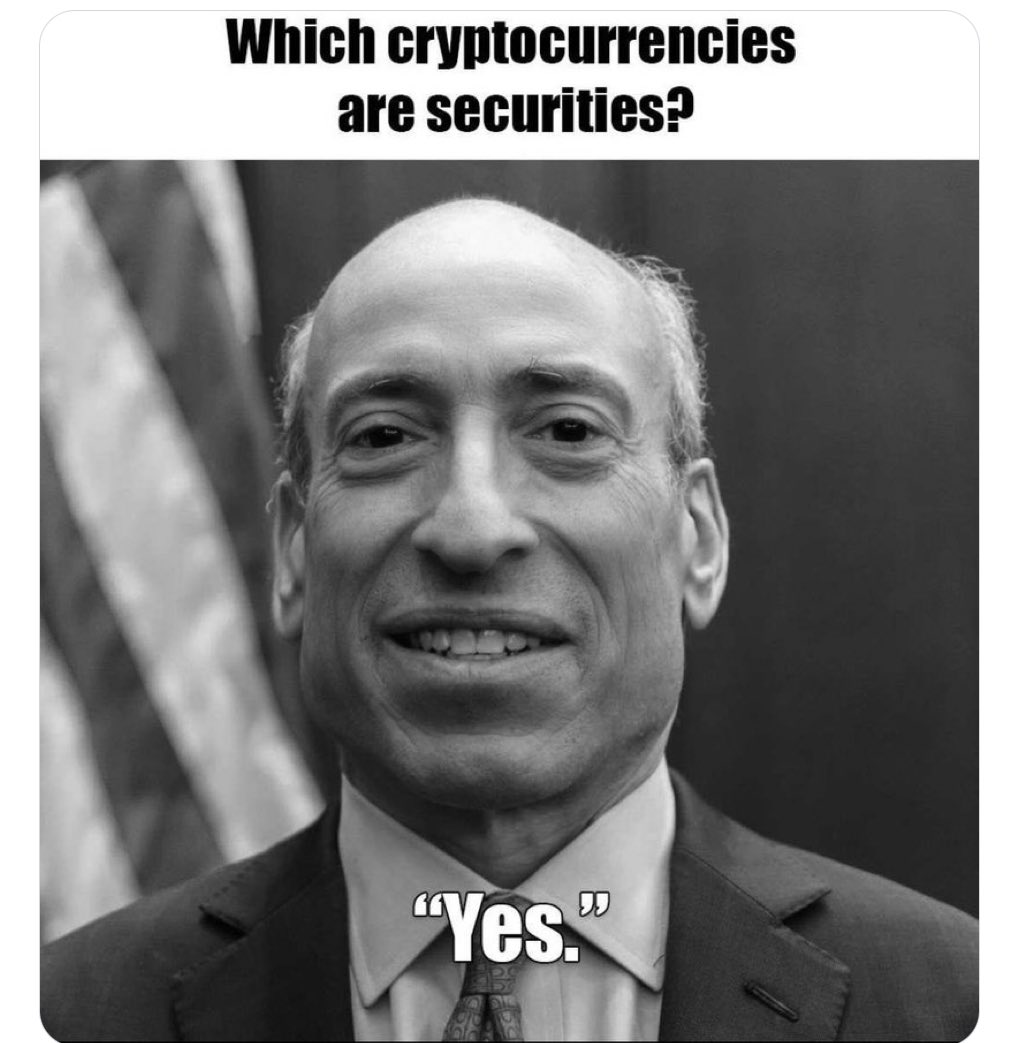 Thanks to whoever did this. 😂 #Crypto #SEC
