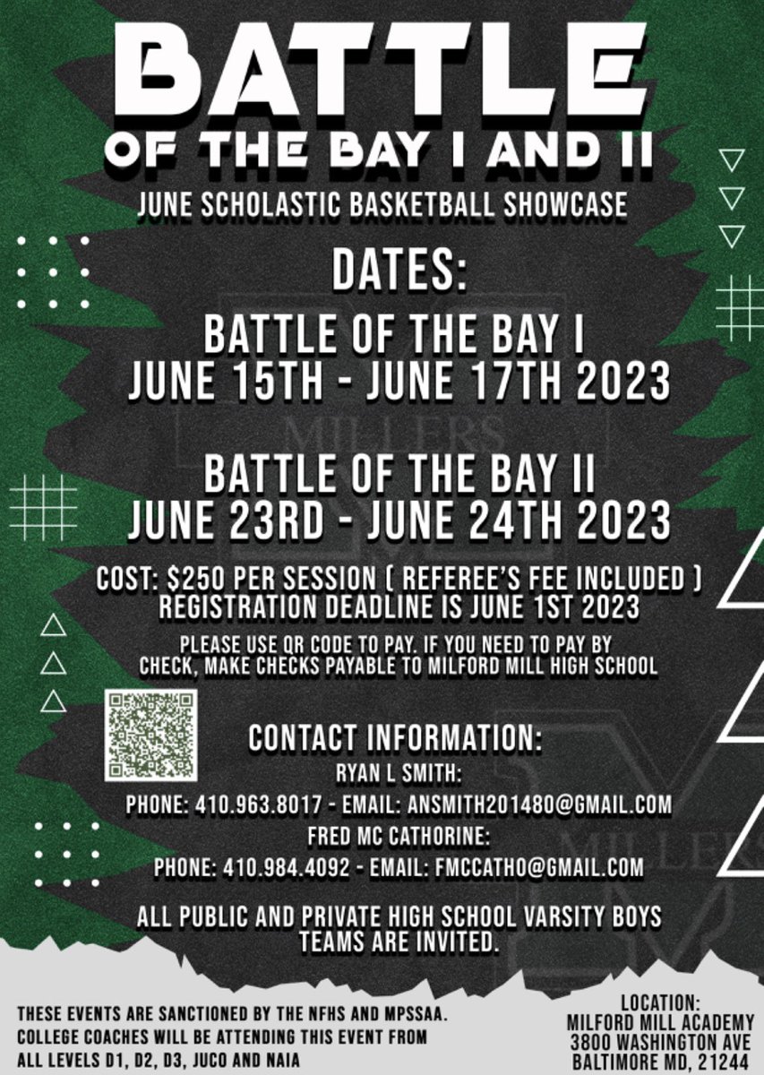 CoachLochte's tweet photo. Dulaney High School will be participating! 📚🏀 #dhshoops 🔴⚫️ @MilfordMill_BB https://t.co/Aw5KbZJKU5