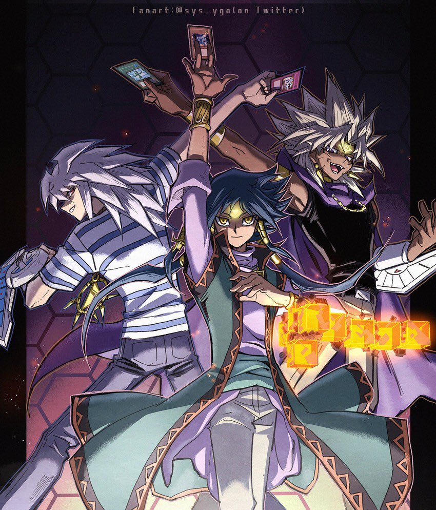 WhoWouldWin13's tweet photo. Team-Battle‼️
#Cilan, #Chill, and #Cress🎾🐈⬛🎖️
🆚
#Bakura, #Aigami, and #Marik👥⏳🏜️
(Pokémon VS Yugioh)
-Random Encountef
-Shadow Game/Yami no Game
Who wins, and why?
#whowouldwin #deathbattle #SHPOLL23 https://t.co/5NW0Qpddlx