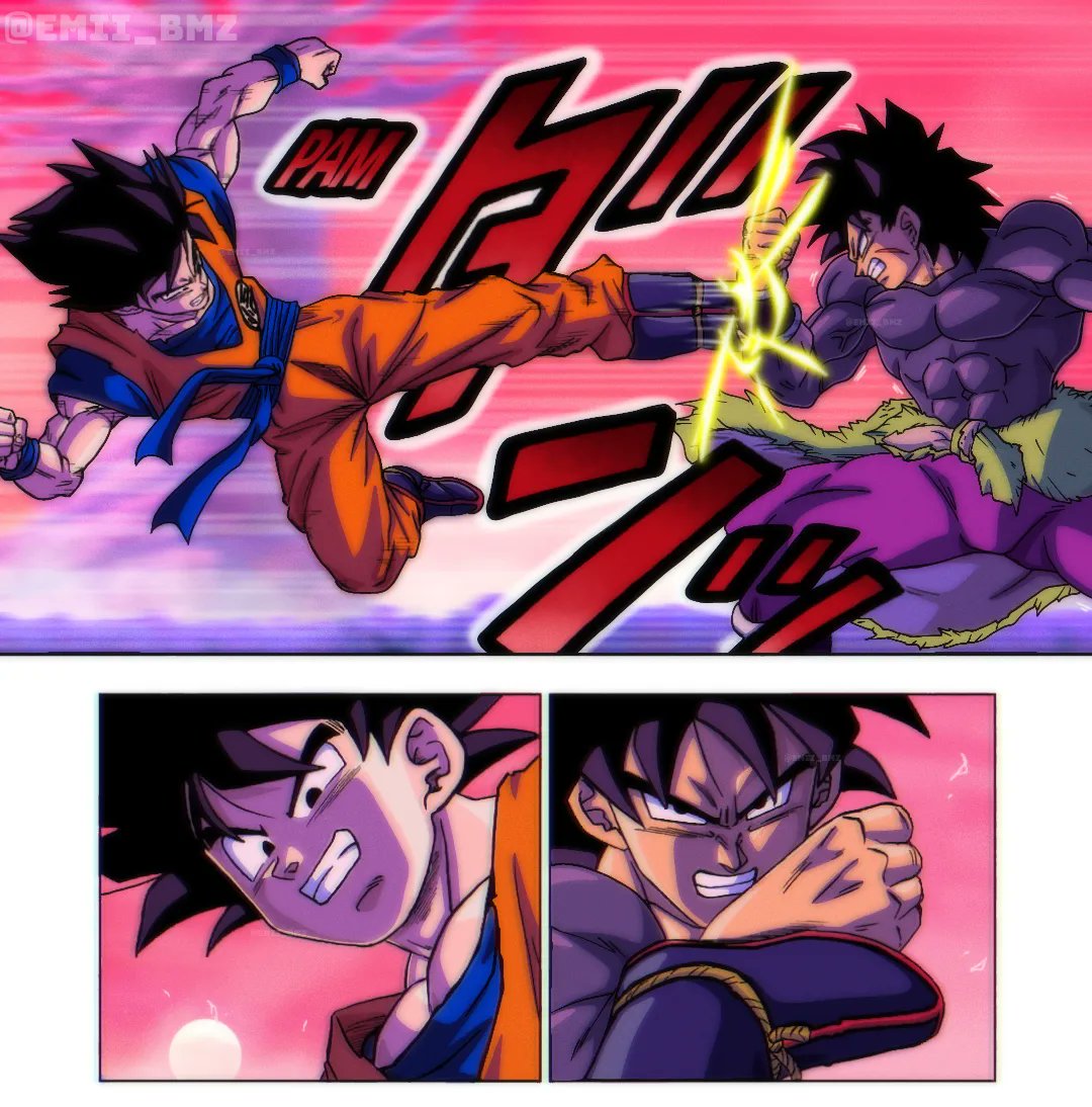 Emii_BMZ (COMMISSIONS OPEN💥) on X: Goku vs Broly 💥 Dragon Ball