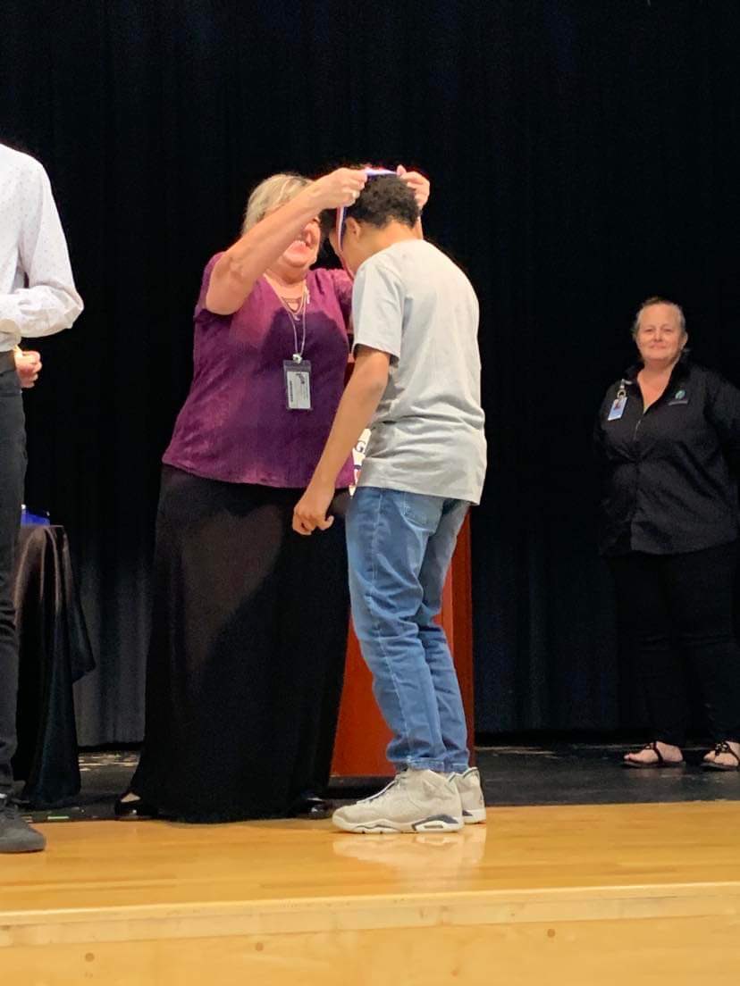 Congratulations to our two 1st Place Hernando County District Science Fair Winners! 💜💛 #LevelUpEES