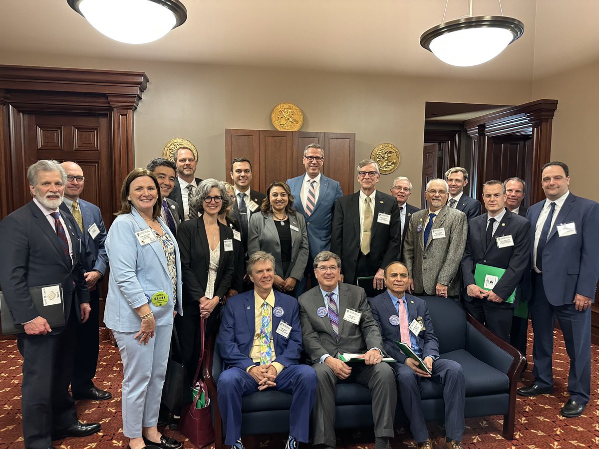 BensenvilleIL's tweet photo. Village President Frank DeSimone and Village Manager Evan K. Summers spent the past two days in #Springfield to lobby with the @DMMC_COG . The team remains hopeful we can see movement to bring back local dollars through the LGDF! #investincommunities #BensenvilleStrong https://t.co/KMb77m0gxM