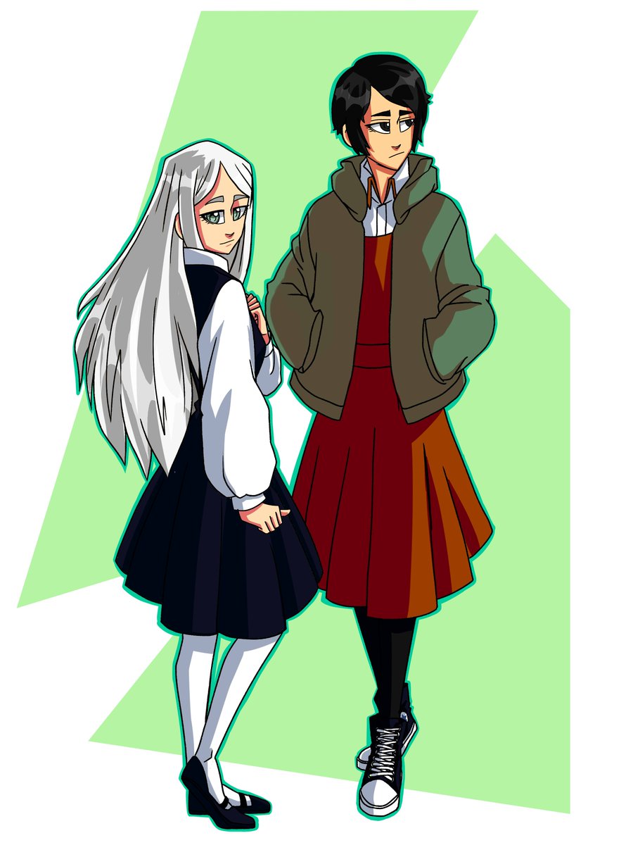 I remember that time i met Loto and we made an Art trade. These are some of their characters in my style 
#digitalart  #ArtistOnTwitter  #OC