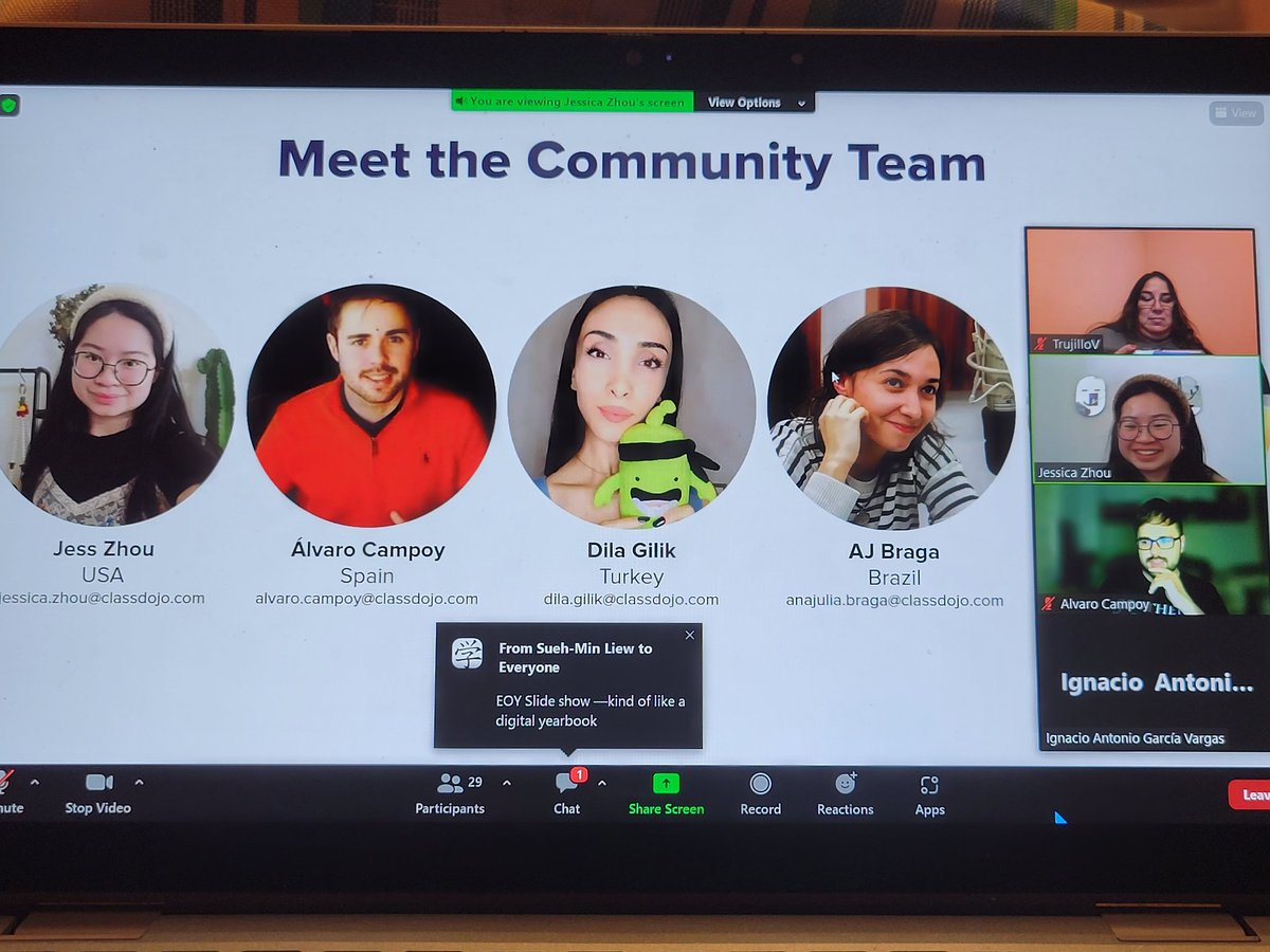 VTrujillo_tisd's tweet image. Time for Ambassador Class  Dojo Zoom meeting! #TISDPROUD #CLASSDOJO