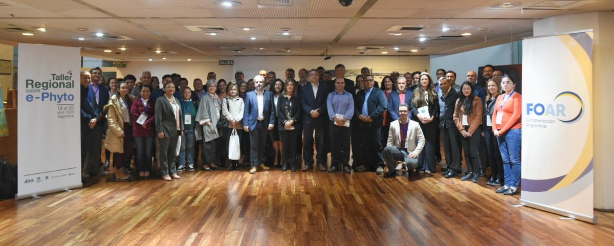 Concluyó hoy el 2do. Taller Regional e-phyto en 🇦🇷. Desde #Cosave estamos muy agradecidos por haber transitado este fructífero encuentro sobre certificación fitosanitaria electrónica, e-Phyto, que reunió a 14 países de Latinoamérica.