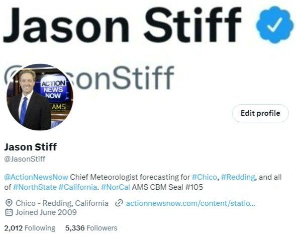 JasonStiff's tweet photo. Blue tie I've had for years: $20.
Blue California sky: $0.
Original verified blue check: $0.
Current blue check value: Worthless.
#California #Chico #NorCal #blue #tie #sky #eye #check #nocheck #bluecheck #whatever #twitter #worthless #MasterCard #weather #wx #cawx #caweather https://t.co/kuyNlATh8Q