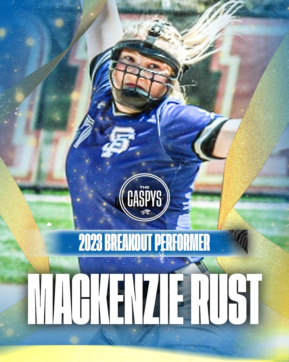 USF 2023 CASPY AWARD 🏆: Your Breakout Performer of the Year goes to Mackenzie Rust from <a href="/StFrancissftbal/">🥎SAINT FRANCIS SOFTBALL🥎</a>!

#USFCaspys | #GoCougs🐾 | #CougarPride