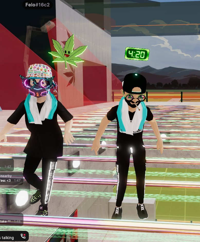 LFG with my bro <a href="/FeloDesigns/">Felo</a>  in <a href="/MetaPartyDCL/">MetaParty</a> 💥
#MPPartyNight