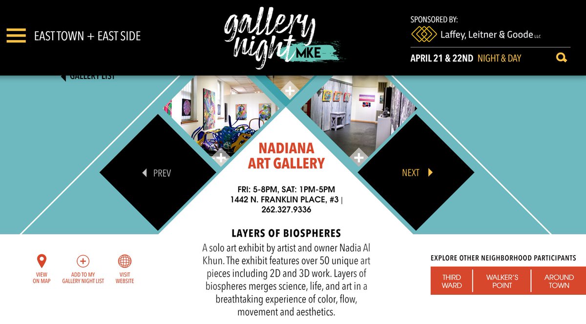 Stop by during #gallerynightmke 
We are participating 😊

gallerynightmke.com 

#mke #Milwaukee #gallerynight #mkeart #milwaukeeart #mkeevents #art #gallery