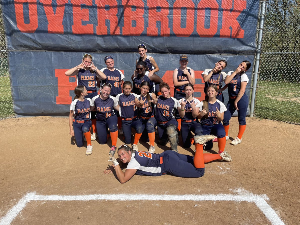 Ladies picked up a win against Pitman today! Isabella Boyle went 2-for-3 at the plate to lead Overbrook Varsity Rams in hits. <a href="/Coach_SJRams/">Eric Burger</a> <a href="/FieldOverbrook/">Mrs. Damiri</a>