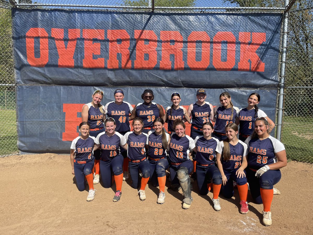 OHSRamsSB's tweet photo. Ladies picked up a win against Pitman today! Isabella Boyle went 2-for-3 at the plate to lead Overbrook Varsity Rams in hits. @Coach_SJRams @FieldOverbrook https://t.co/t0cZy3v9Y7